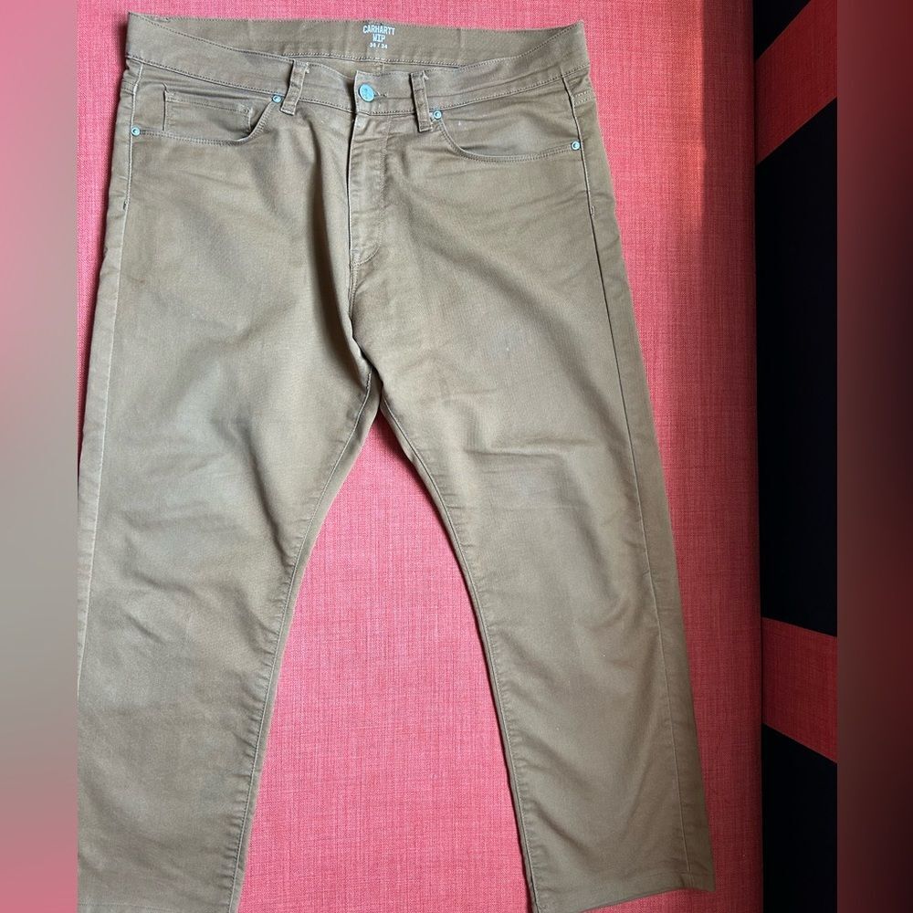 GUC Tobacco Brown Carhartt WIP viscious pant. Size 36.
